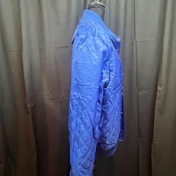 Los Angeles Dodgers 2020 World Series Satin Bomber Jacket Unisex Medium Official - Picture 9 of 9